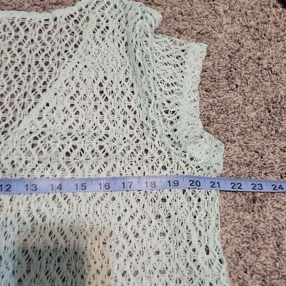 Ladies Swimsuit  Pullover Coverup   Eyelet Top sz  Large - Picture 12 of 13
